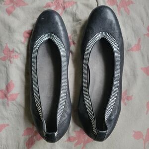 Stuart Weitzman Studded Flats 8.5